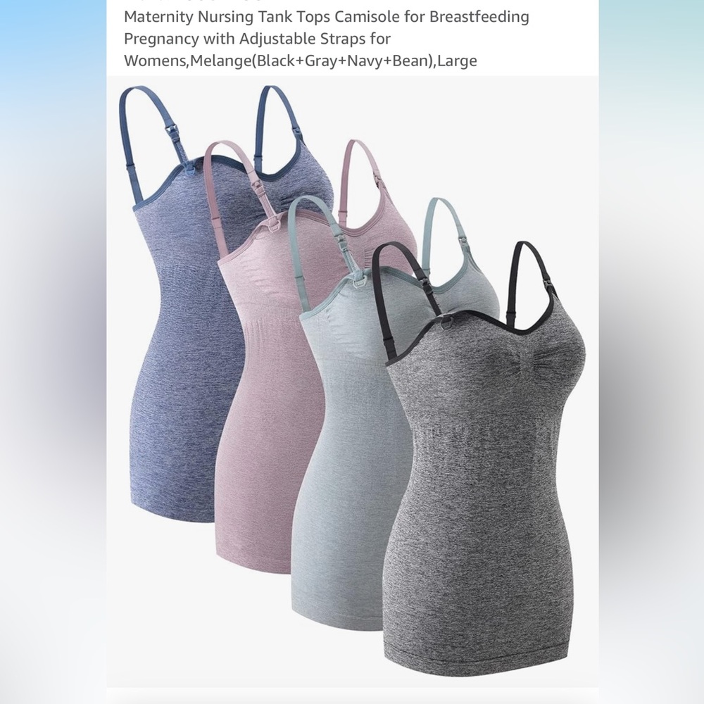 Maternity & Nursing tank tops - 3 pack